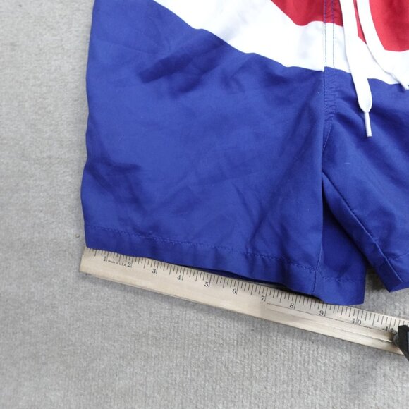Chubbies Swim Shorts Medium Red White Blue Lined Patriotic 4.5"  Made in USA - Picture 4 of 10